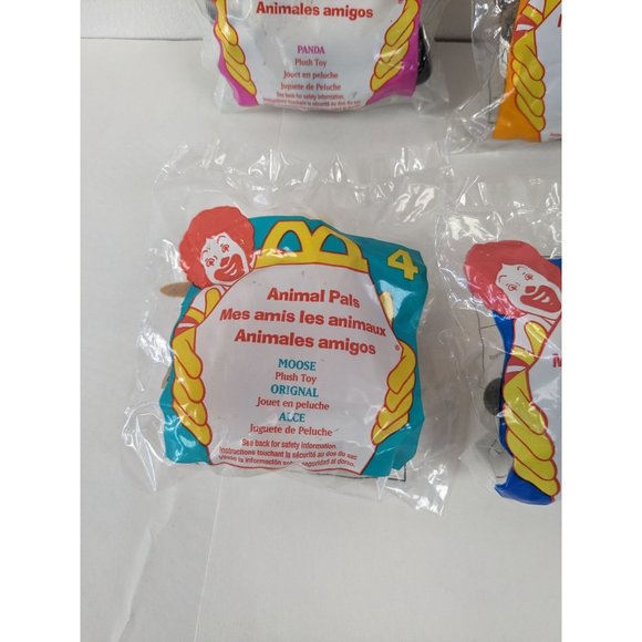McDonald's Animal Pals Toys From 1997 Sealed Bag Set of 8 - Picture 6 of 10